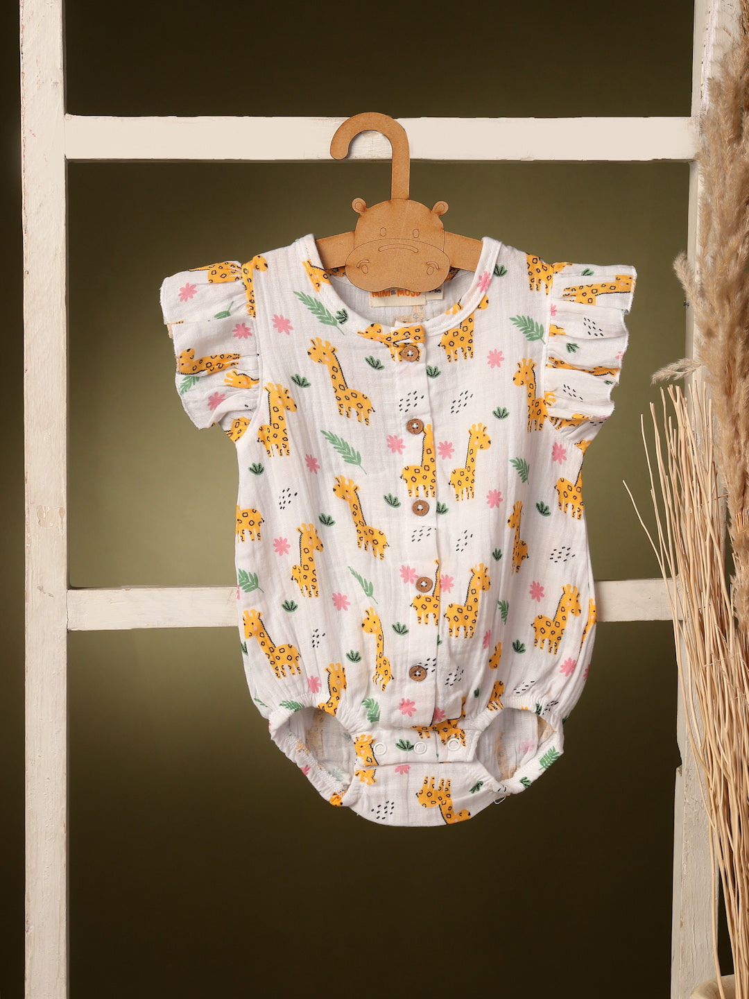 Gigi The Giraffe Frill Romper