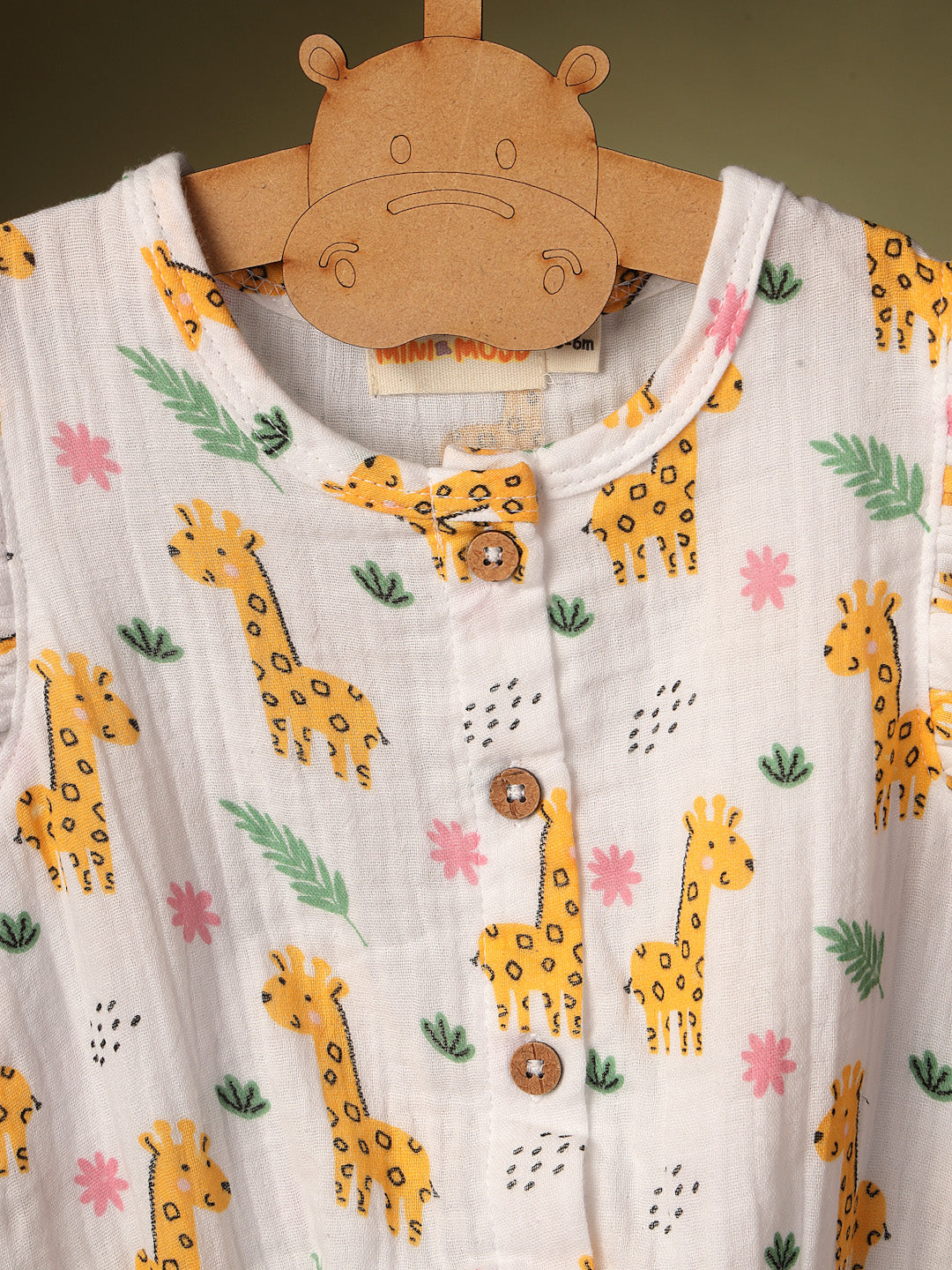 Gigi The Giraffe Frill Romper