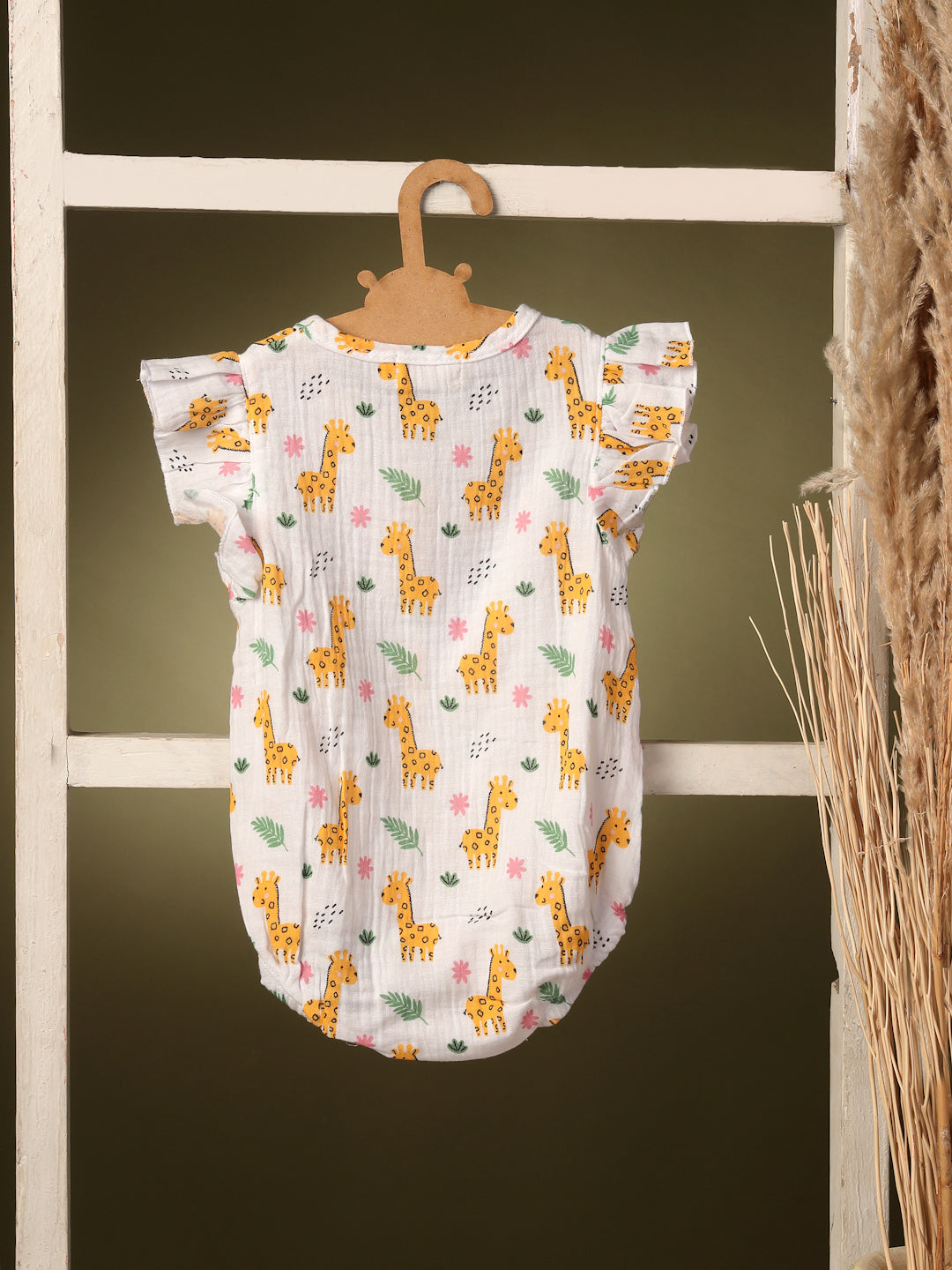 Gigi The Giraffe Frill Romper