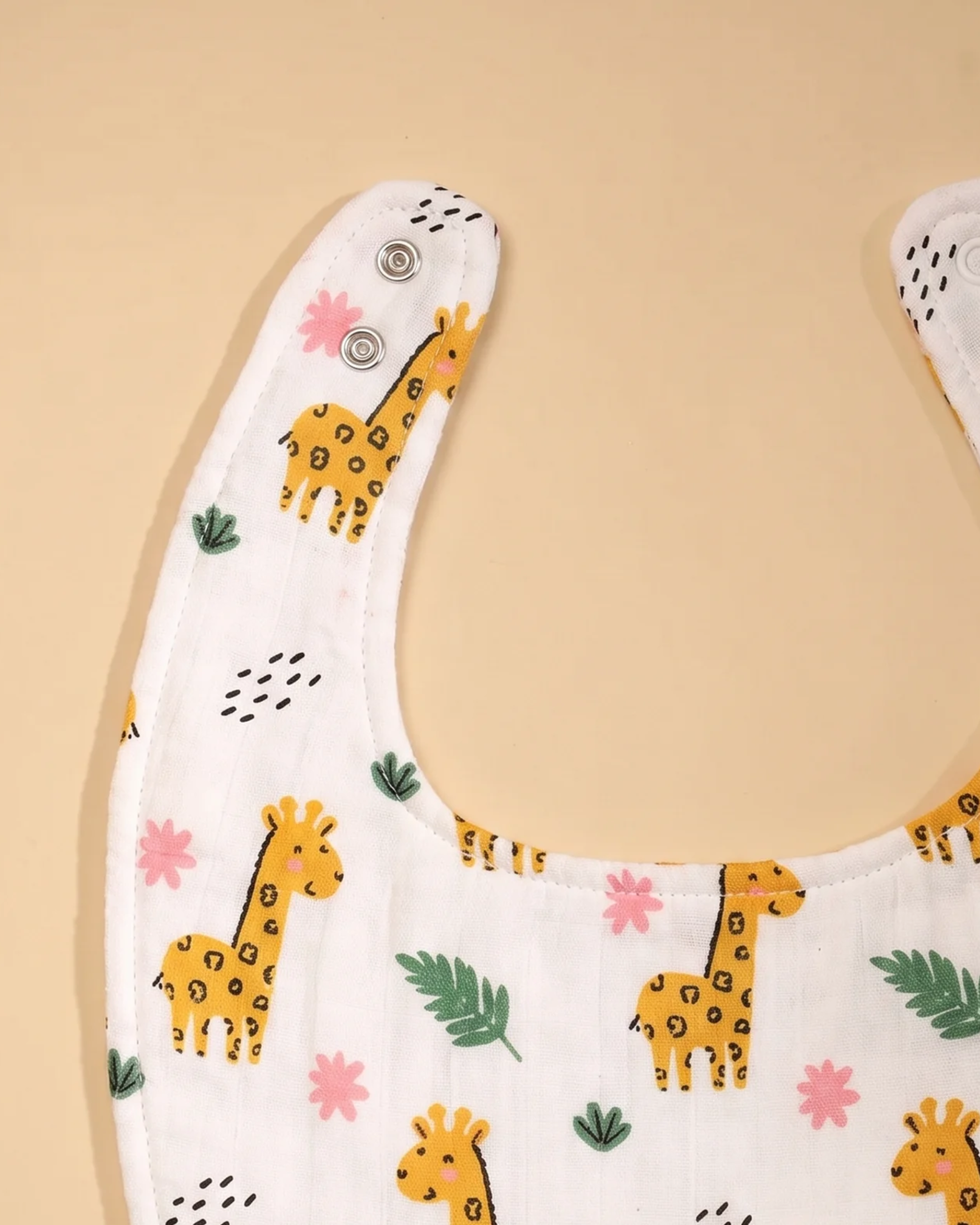 Gigi The Giraffe Print Classic Baby Bib