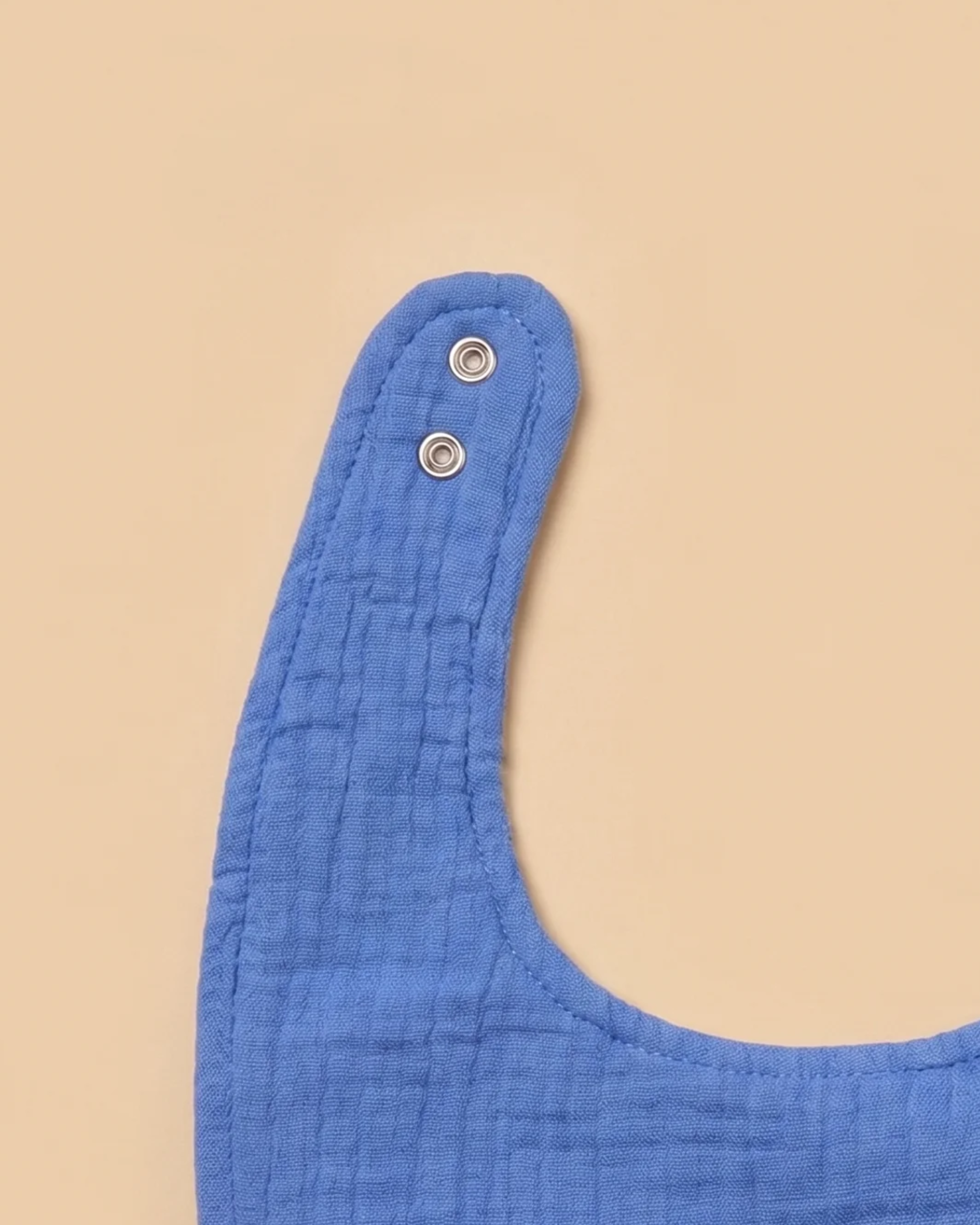 Marine Blue Classic Baby Bib