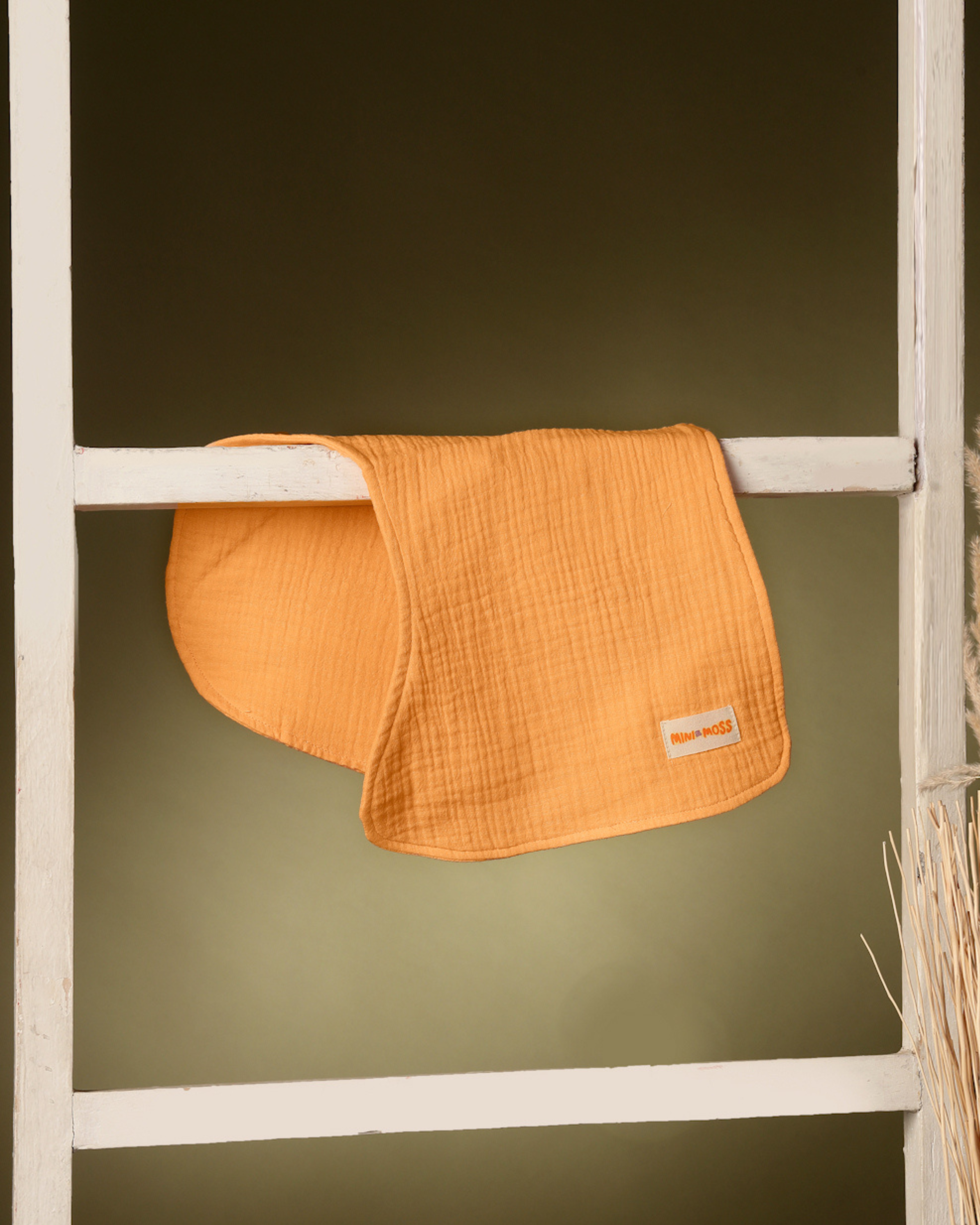 Peach Passion Baby Burp Cloth