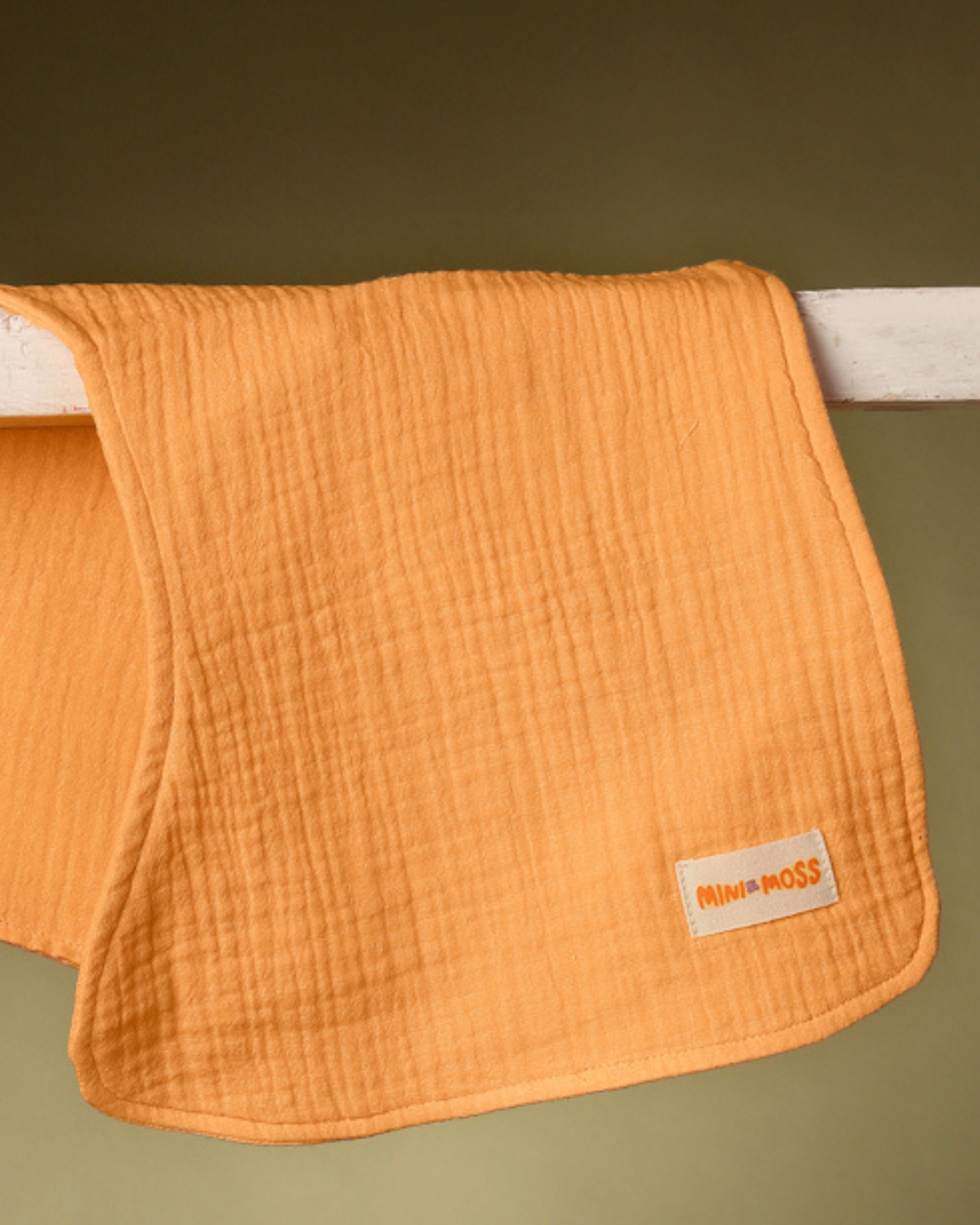 Peach Passion Baby Burp Cloth
