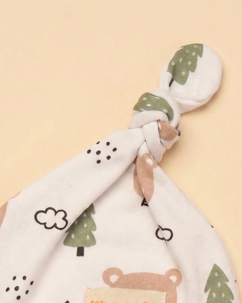 Baloo The Bear Knot Baby Cap