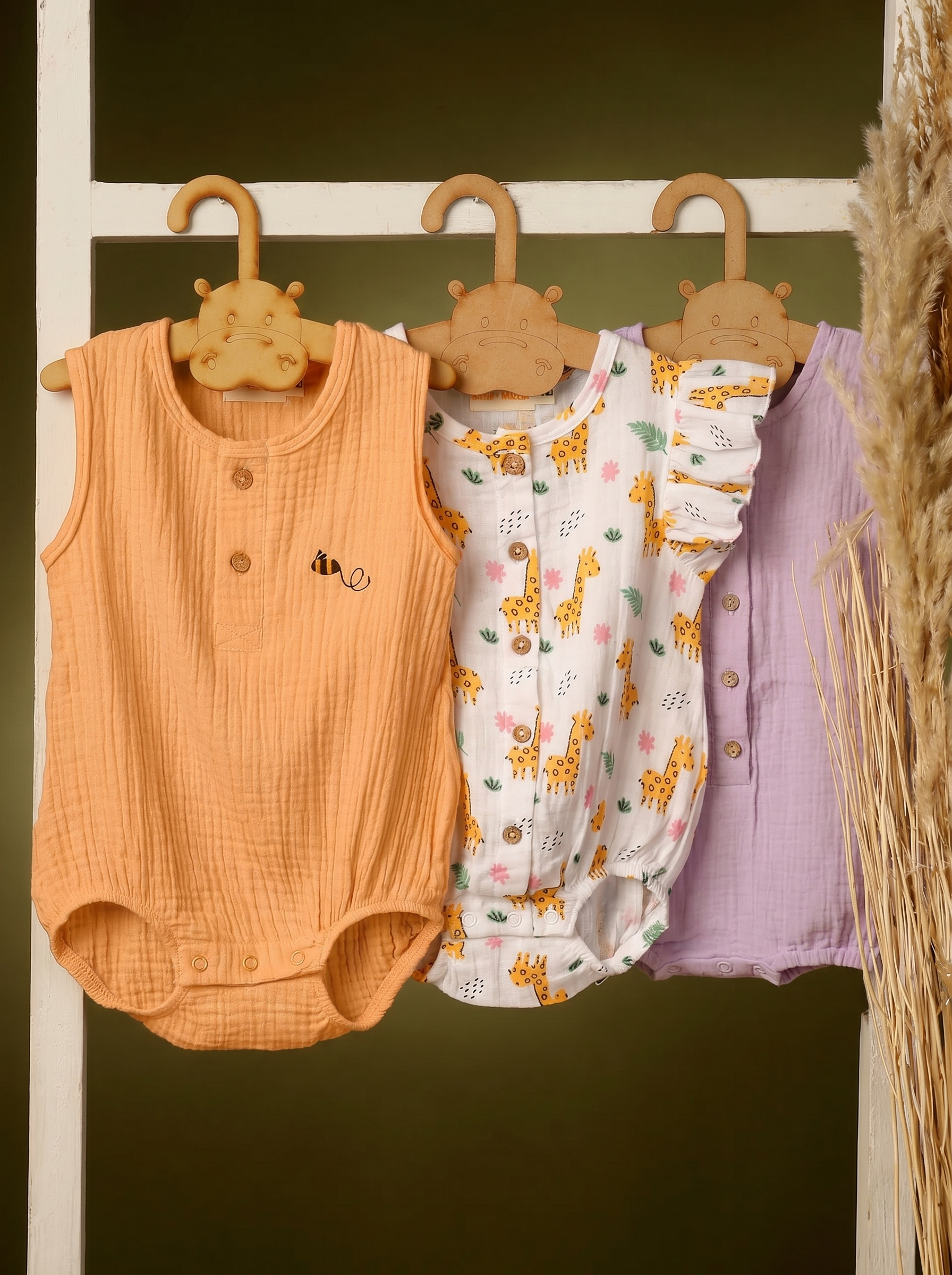 Pack of 3 Rompers