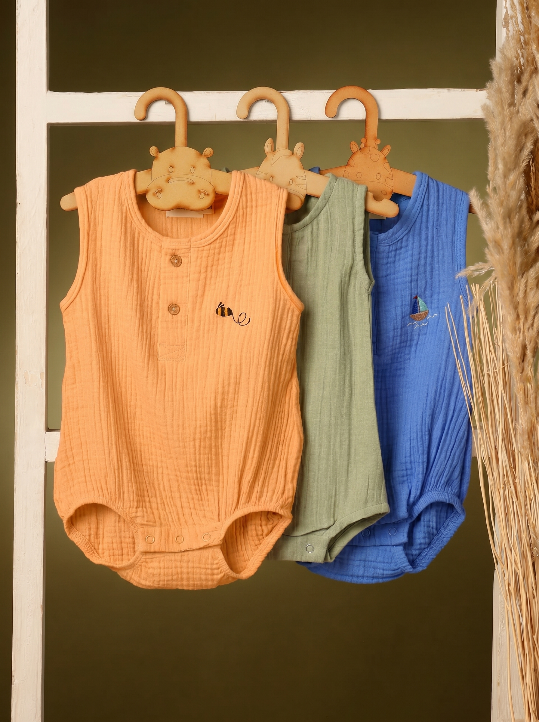 Pack of 3 Rompers